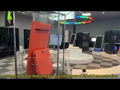 Εξωτερική Φορητή Ψηφιακή Σήμανση με Τροχούς για Κινητή Διαφήμιση