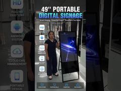 Φορητή ψηφιακή οθόνη Factory 49" Ultra Slim Οθόνη βάσης Android Cloud Control
