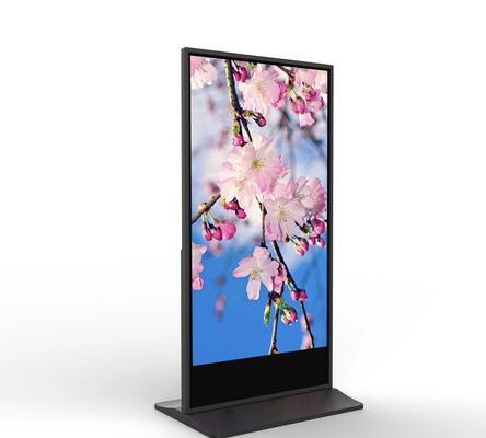 55 ιντσών Ultra Thin Digital Signage Display με διπλή οθόνη LCD διαφημιστικό παίχτη για διπλή διαφήμιση