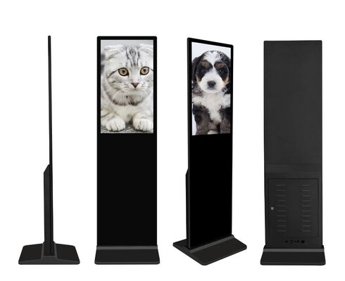 Free Standing Digital Signage Kiosk 55 ιντσών με αναγνώριση προσώπου και οθόνη αφής