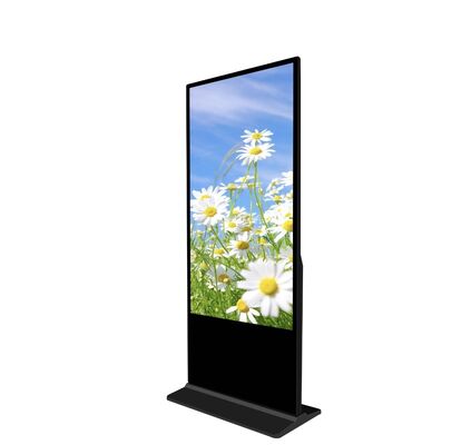 55 ιντσών Android OS LCD ψηφιακή σήμανση με 350 Cd / m2 φωτεινότητα για εσωτερική εξωτερική διαφήμιση οθόνη οθόνης