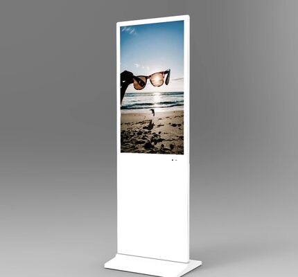 55 ιντσών Android OS LCD ψηφιακή σήμανση με 350 Cd / m2 φωτεινότητα για εσωτερική εξωτερική διαφήμιση οθόνη οθόνης