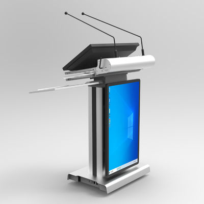 Ασύρματη πολυμέσων Podium με μικρόφωνο και ηχεία 32 "πρώτη οθόνη