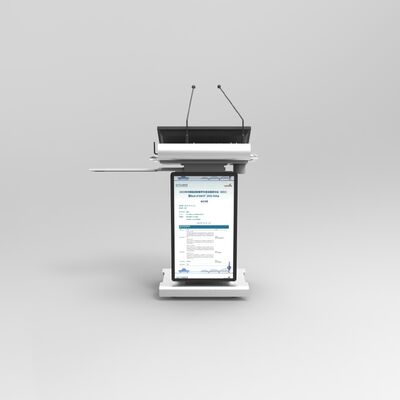Ασύρματη πολυμέσων Podium με 32 "πρώτη οθόνη και 350nits φωτεινότητα ψηφιακή Podium
