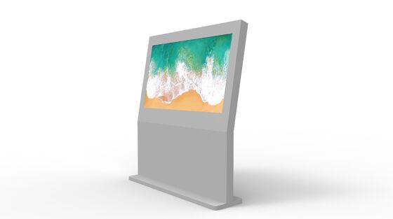75 ιντσών εξωτερική οθόνη ψηφιακής σήμανσης LCD με φωτεινότητα 2500Cd / m2 και RK3568 Quad-Core CPU