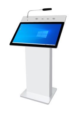 Έξυπνη αίθουσα συνεδριάσεων Lectern Podium Ηλεκτρικό ρυθμιζόμενο ύψος τραπέζι Smart Digital Podium