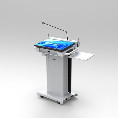 Ενσωματωμένο πολυμέσων Podium Smart Lectern αναδιπλώσιμο με τελευταίο ελεγκτή