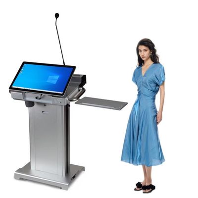 Πολυγλωσσικό πολυμέσων Podium Lectern αναδιπλούμενο έξυπνο Lectern