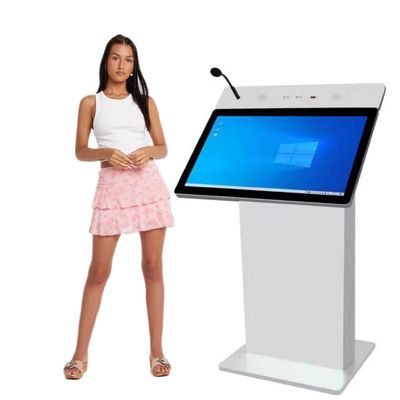 Έξυπνη αίθουσα συνεδριάσεων Lectern Podium Ηλεκτρικό ρυθμιζόμενο ύψος τραπέζι Smart Digital Podium