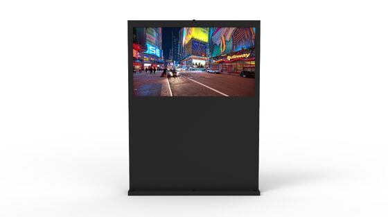 55 ιντσών IP65 Αδιάβροχη εμπορική οθόνη LCD με 2500Cd / m2 φωτεινότητα για εξωτερική ψηφιακή σήμανση