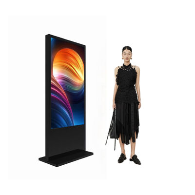55 ιντσών εξωτερική ψηφιακή σήμανση με 2500Cd / m2 φωτεινότητα και οθόνη αφής για διαφημιστικό περίπτερο