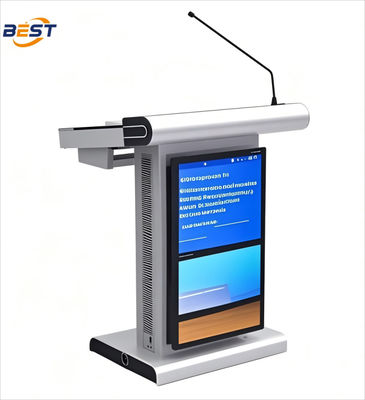 TFT 8GB RAM Ψηφιακό πολυμέσων Podium Lectern Ενισχύστε τις επιχειρηματικές παρουσιάσεις σας