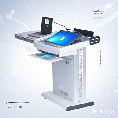 Ψηφιακό βάθρο πολυμέσων TFT 8 GB RAM με 350 Cd/m² φωτεινότητα και εργονομικό ύψος 1050 mm για επαγγελματικές παρουσιάσεις