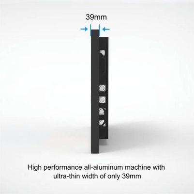 Εξωτερική οθόνη διαφήμισης LCD Ultra Thin Weatherproof με πάχος 30 mm και θερμαινόμενο γυαλί IK10