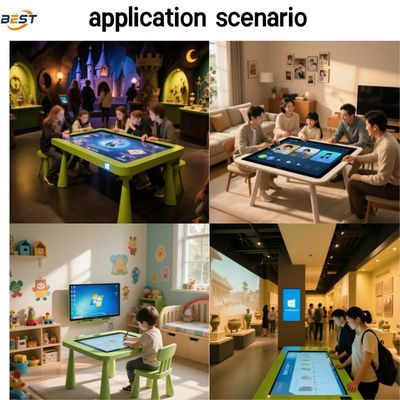 32/42/55 ίντσες Android Πολυ-Touch Εστιατόριο Εικονική οθόνη τραπέζι για την παραγγελία τροφίμων Μέγιστη ανάλυση 3840X2160