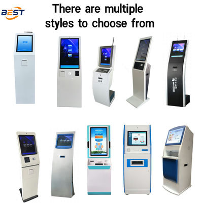 Smart Android Automatic Queue Management System Ticket Dispenser , Self-Service Queue Number Ticket Machine For Bank