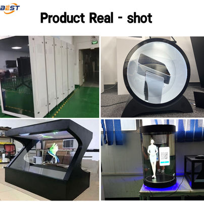 Εικονικό 3D Hologram Box για Μουσείο Εκπαίδευση Ιατρικό Ξενοδοχείο 4K 60Hz 178° 500nits