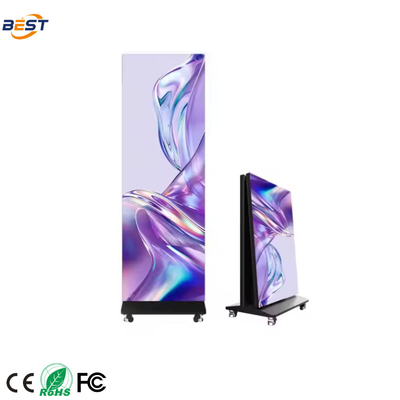 Φορητή Εσωτερική Οθόνη LED Poster P1.25-P2.5 4K UHD 3840x2160