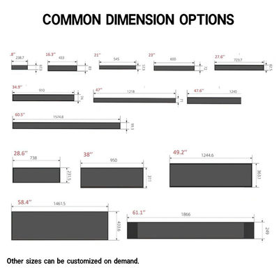 Stretched Bar LCD Display