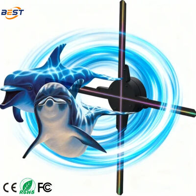 Φανατικός ολόγραμμα LED με 768 λαμπτήρες LED 3740nit φωτεινότητα και γωνία θέασης 176° για εσωτερικές εφαρμογές