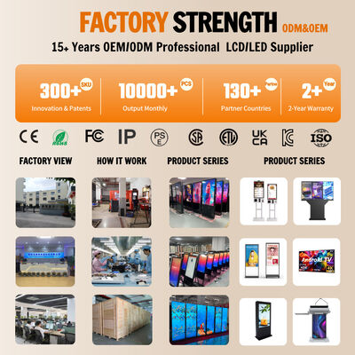 Κουρβοποιημένο προσαρμόσιμο GOB LED γραφείο υποδοχής με ρυθμιζόμενο ύψος για επιχειρήσεις