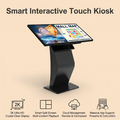 Κιόσκι αυτοεξυπηρέτησης 32 ιντσών Android Touch Screen με 10 σημεία χωρητικού άγγιξης για διαδραστική ψηφιακή σήμανση