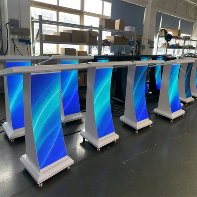 GOB LED Lectern Display P1.8 IP43 Curved Flexible Panel 3840Hz Plug Play για Αίθουσα Διαλέξεων Συνεντεύξεων Τύπου