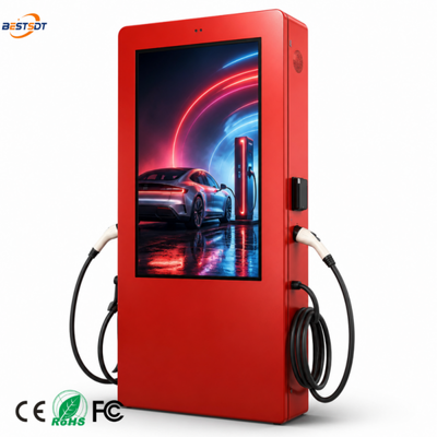 180kW 240kW 360kW 480kW DC HPC EV φορτιστή CCS2 Εξωτερική διαφήμιση LCD οθόνη OCPP 1.6J