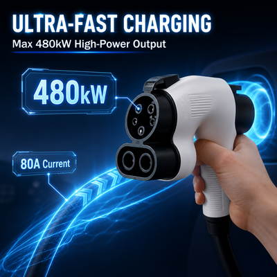 180kW 240kW 360kW 480kW DC HPC EV φορτιστή CCS2 Εξωτερική διαφήμιση LCD οθόνη OCPP 1.6J